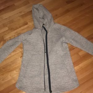 Lululemon heather grey long zip up